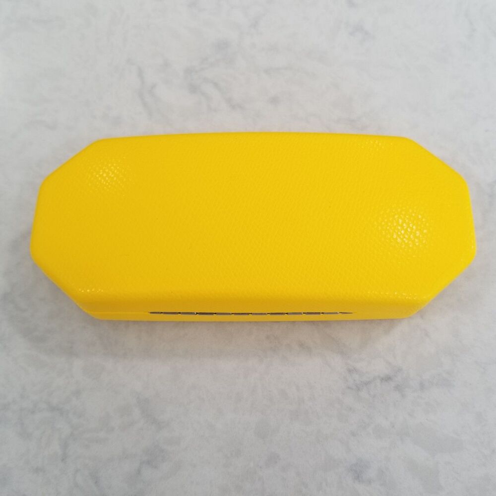 Swarovski Golden Yellow Eyeglasses Sunglasses Hard Case Clamshell.